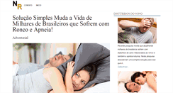Desktop Screenshot of dormindobem.com.br