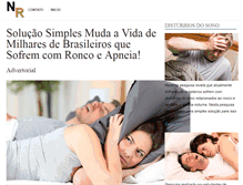 Tablet Screenshot of dormindobem.com.br